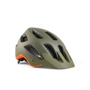 NEW BONTRAGER rally wavecel helmet in olive grey/roarange